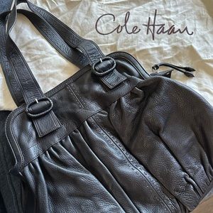 Cole Haan Black Leather Purse